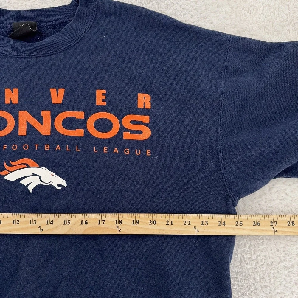 Denver Broncos Sweatshirt Mens L/XLNFL Football Crewneck Team Apparel‎ Pullover